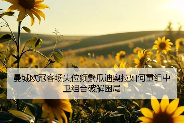 曼城欧冠客场失位频繁瓜迪奥拉如何重组中卫组合破解困局